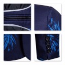 Men's Blazer with Leaf Print J1512 5