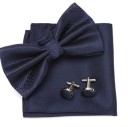 Men's Bow Tie, Pocket Square and Cufflinks 14