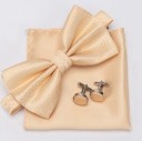 Men's Bow Tie, Pocket Square and Cufflinks 7