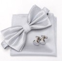 Men's Bow Tie, Pocket Square and Cufflinks 11