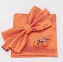 Men's Bow Tie, Pocket Square and Cufflinks 8