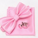 Men's Bow Tie, Pocket Square and Cufflinks 9