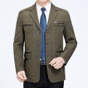 Men's Button-Up Jacket F377 1