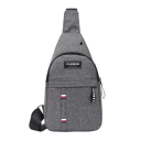 Men's Canvas Crossbody Bag 17x32x5 cm Waterproof Shoulder Bag for Sports Travel Hiking Camping 3