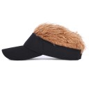 Men's Cap with Fake Hair 8