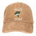 Men's Cap with Fish T181 6