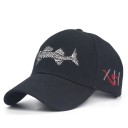 Men's Cap with Fish T203 7