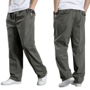 Men's Cargo Trousers Cotton Casual Trousers Work Summer Trousers Spring Outdoor Trousers Comfortable Trousers with Pockets 5