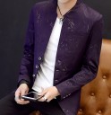 Men's Casual Blazer with Interesting Pattern 6