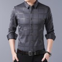 Men's Checked Shirt F423 3