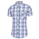 Men's Checked Shirt F561 4