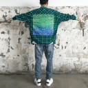 Men's Checked Shirt F681 8