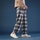 Men's Checked Trousers F1448 5