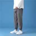 Men's Checked Trousers F1538 7