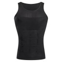 Men's Compression Vest Shaping Underwear Shapewear Top for Men Seamless Compression Clothing Sports and Fitness Vest 1
