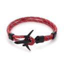 Men's Cord Bracelet with Airplane 17