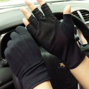 Men's Cotton Fingerless Gloves 2