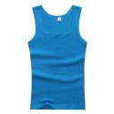 Men's Cotton Vest Plain Design Round Neck Comfortable Straight Cut Natural Material For Everyday Wear 9
