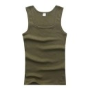 Men's Cotton Vest Plain Design Round Neck Comfortable Straight Cut Natural Material For Everyday Wear 13