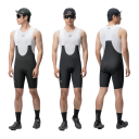 Men's Cycling Shorts with Bib Elastic Polyester Black with Cycling Padding Short for Road and Recreational Cycling 2