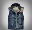 Men's Denim Gilet F1284 6