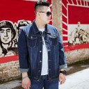 Men's Denim Jacket F1219 6
