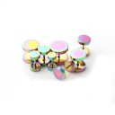 Men's Dumbbell-Shaped Earrings J2943 12