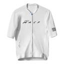 Men's Fitted Short Sleeve Cycling Jersey with Full Length Zip, Mesh Sleeves and Horizontal Stripes 5