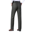 Men's Formal Trousers with Pockets Plain Elegant Straight Cut Stylish Comfortable Trousers for Men for Work Office and Formal Events 7