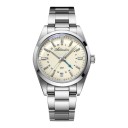 Men's GMT Watch with Date Waterproof 100 m Luminous Indices BGW9 Case 36 mm Stainless Steel 316L Mineral Glass For Travel and Swimming 9