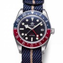 Men's GMT Watch with Date Waterproof 200 m Luminous Indices BGW9 Case 39 mm Stainless Steel 316L NATO Nylon Strap For Swimming and Diving 3