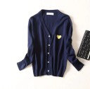 Men's Heart Button Sweater 7