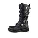 Men's High Boots with Buckles 2