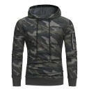 Men's Hoodie with Military Pattern J1436 6