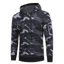 Men's Hoodie with Military Pattern J1436 12