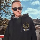 Men's Hoodie with Smile F138 7