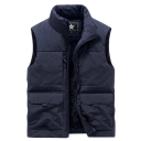 Men's Insulated Gilet with Pockets and Zip Collar Polyester for Hiking, Fishing and Everyday Wear in Cooler Weather 3