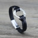 Men's Leather Bracelet H578 1