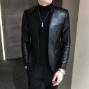 Men's Leather Jacket A2646 6