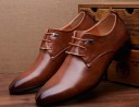 Men's Leather Lace-Up Shoes J1479 7