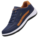 Men's Leather Shoes Non-Slip Sole Men's Vulcanised Sneakers Breathable 4