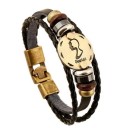 Men's Leather Sign Bracelet 2