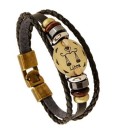 Men's Leather Sign Bracelet 11
