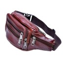 Men's Leather Waist Bag 4