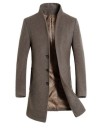 Men's Long Elegant Coat J977 2