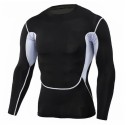 Men's Long Sleeve Compression T-Shirt - Black 2