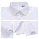 Men's Long Sleeve Shirt Plain Design Button Fastening V-Neck Spandex and Polyamide Comfortable Fit All-Year-Round 5