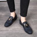 Men's Moccasins with Snake Pattern J2153 8