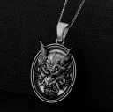 Men's Necklace with Demon 8