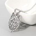 Men's Necklace with Wolf 4
